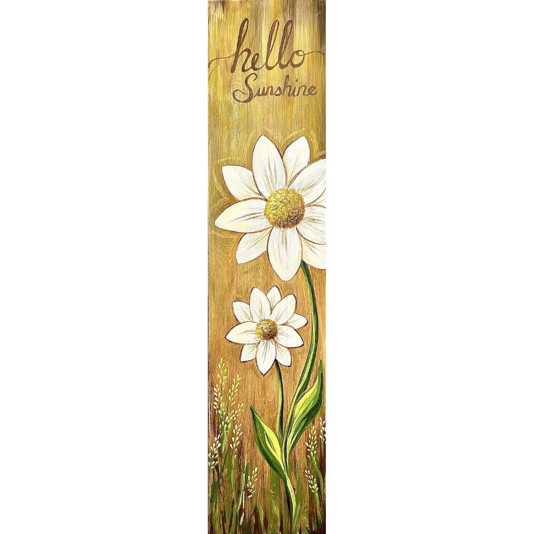 Sunshine Daisies Porch Leaner 